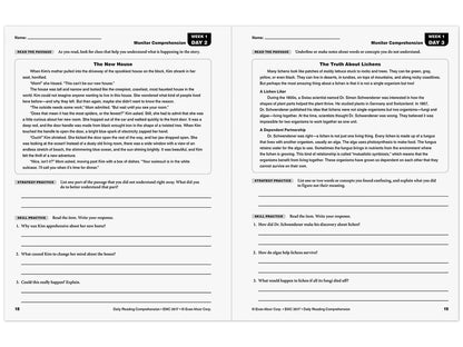 Daily Reading Comprehension Activities Workbook - Gr. 7 - US 2142
