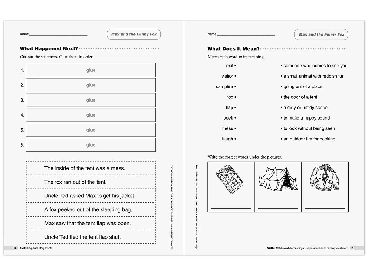 Read & Understand with Leveled Texts Workbook - Gr. 2 - US 4100