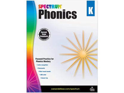 Spectrum® Phonics Workbook - Kindergarten - US 6878