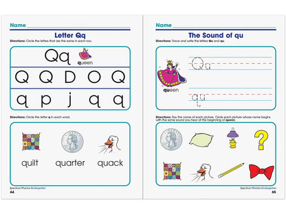 Spectrum® Phonics Workbook - Kindergarten - US 6878