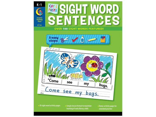 Sight-Word Sentences Workbook - US 5522