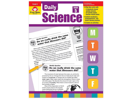 Daily Science Reproducible Activities Workbook - Gr. 5 - US 8364