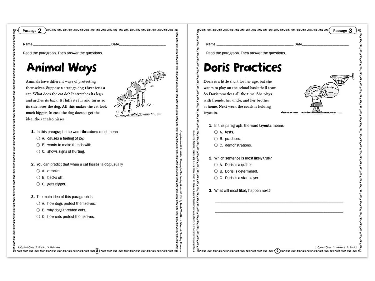 Comprehension Skills Workbook - Gr. 3 - US 9519