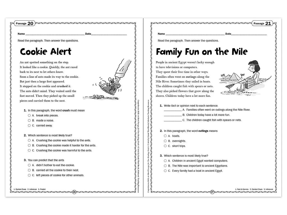 Comprehension Skills Workbook - Gr. 3 - US 9519