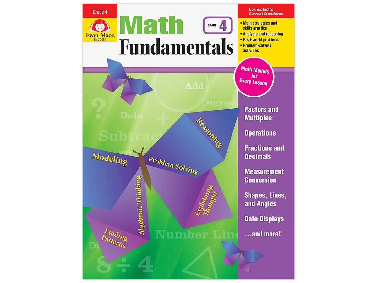 Math Fundamentals Workbook - Gr. 4 - US 6824