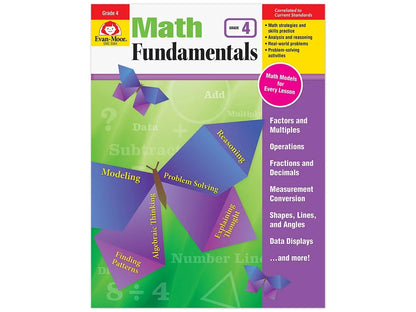 Math Fundamentals Workbook - Gr. 4 - US 6824