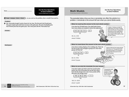 Math Fundamentals Workbook - Gr. 4 - US 6824