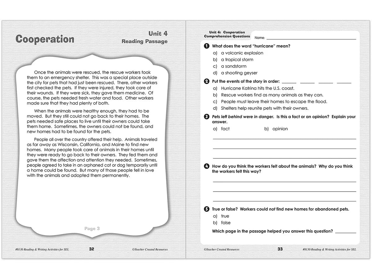 Social-Emotional Learning Workbook - Gr. 4-6 - US 6747