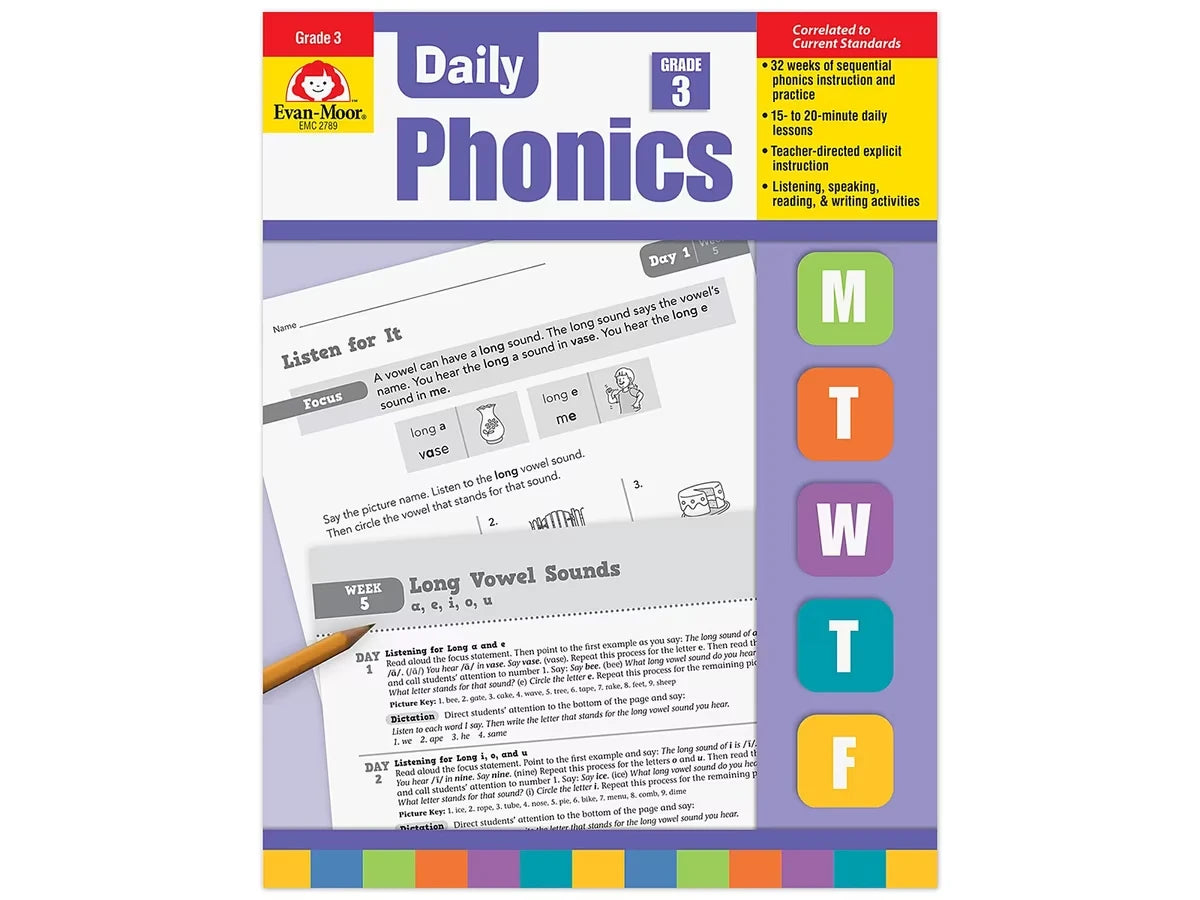 Daily Phonics Workbook - Gr. 3 - US 4172