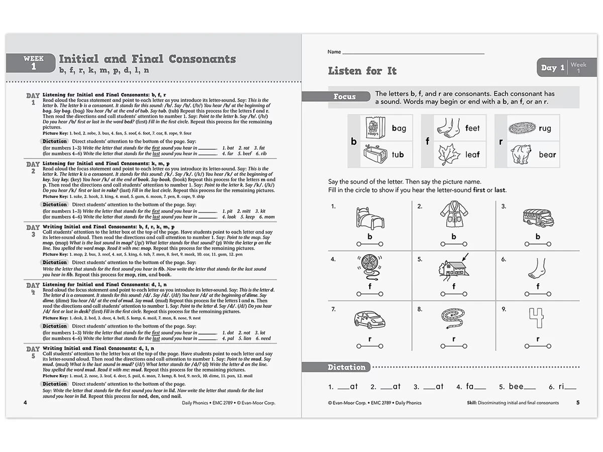 Daily Phonics Workbook - Gr. 3 - US 4172