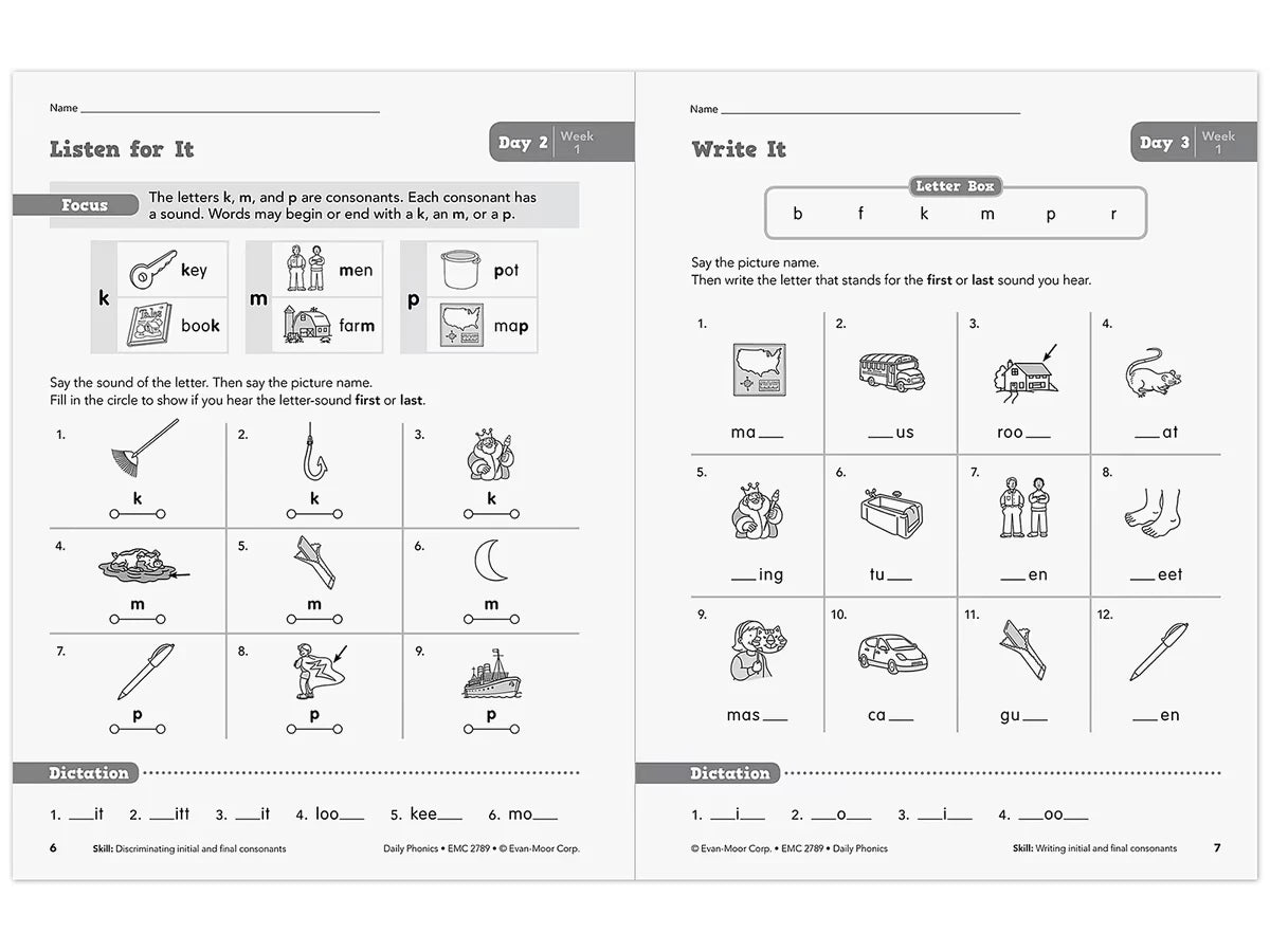 Daily Phonics Workbook - Gr. 3 - US 4172
