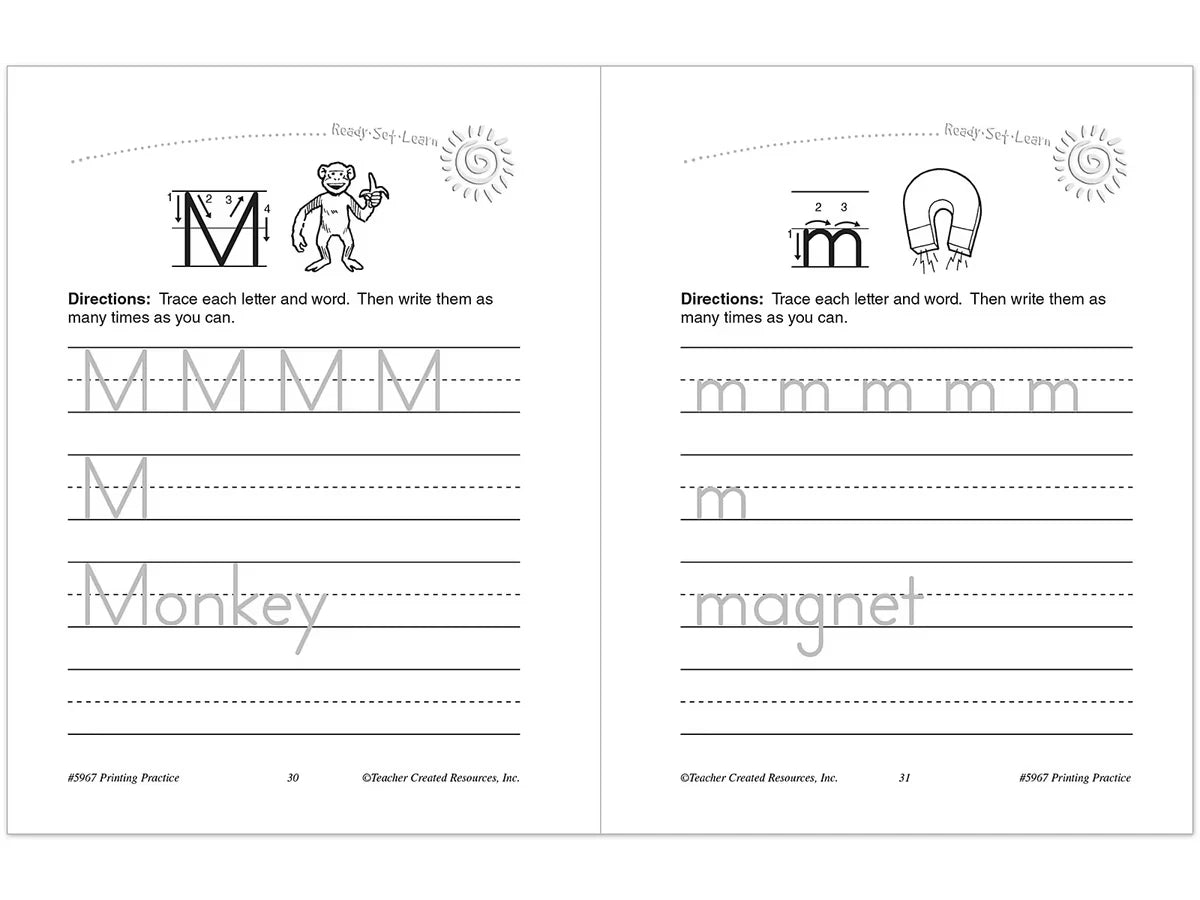 Printing Practice Workbook - US 5031