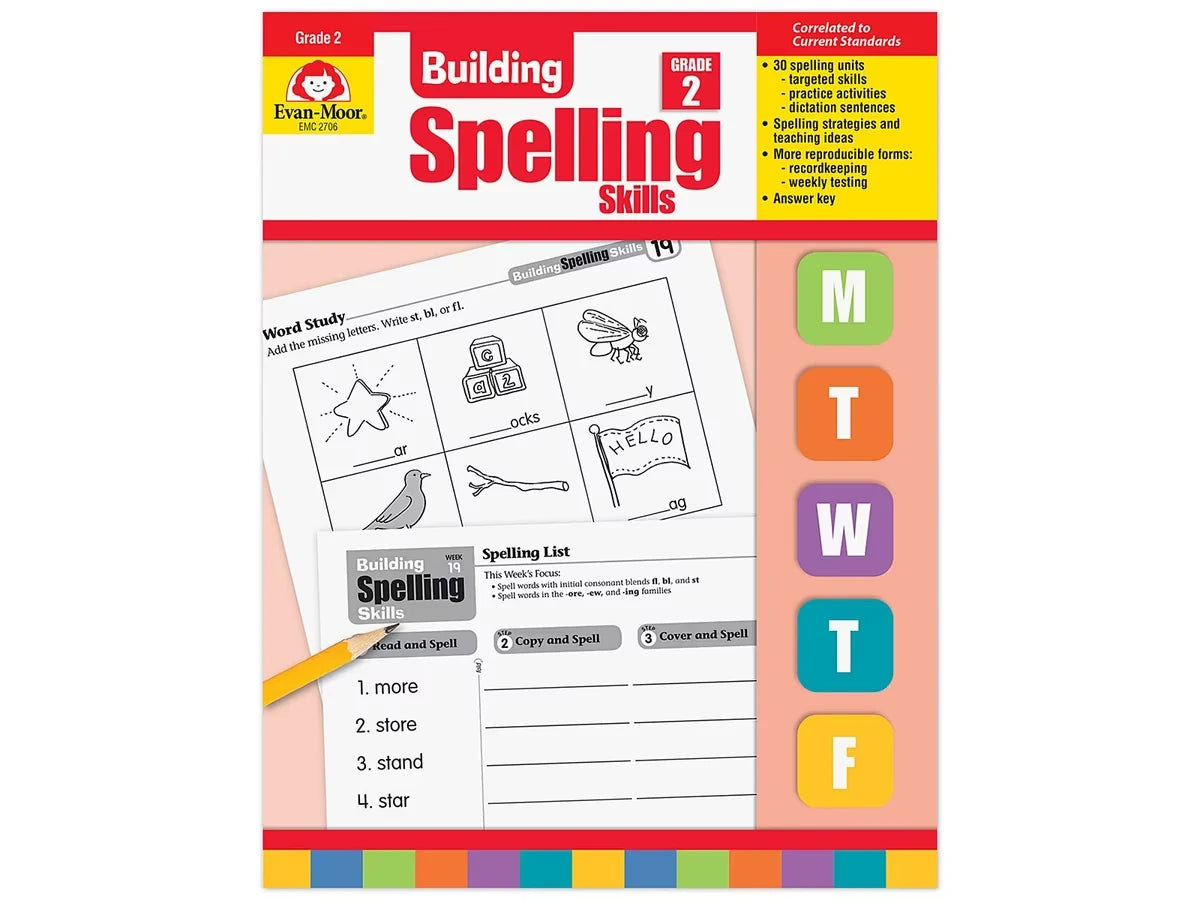 Building Spelling Skills Workbook - Gr. 2 - US 4624