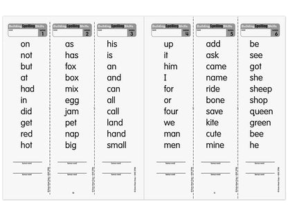 Building Spelling Skills Workbook - Gr. 2 - US 4624
