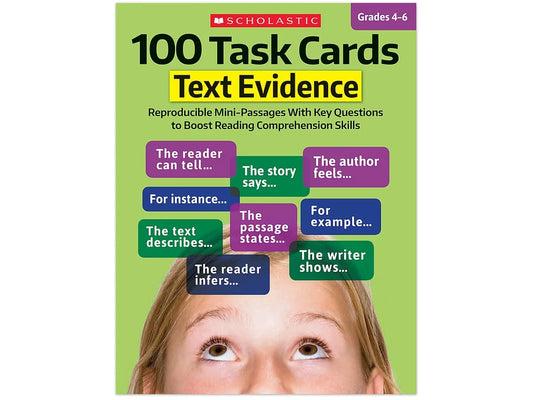 Text Evidence 100 Task Cards Workbook - US 9935