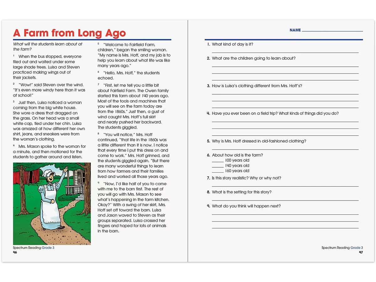 Spectrum® Reading Workbook - Gr. 3 - US 9546