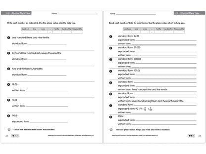 Mathematics Workbook - Gr. 5 - US 3900