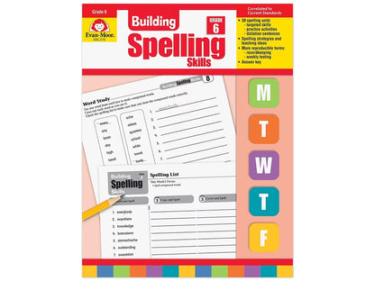 Building Spelling Skills Workbook - Gr. 6 - US 2495