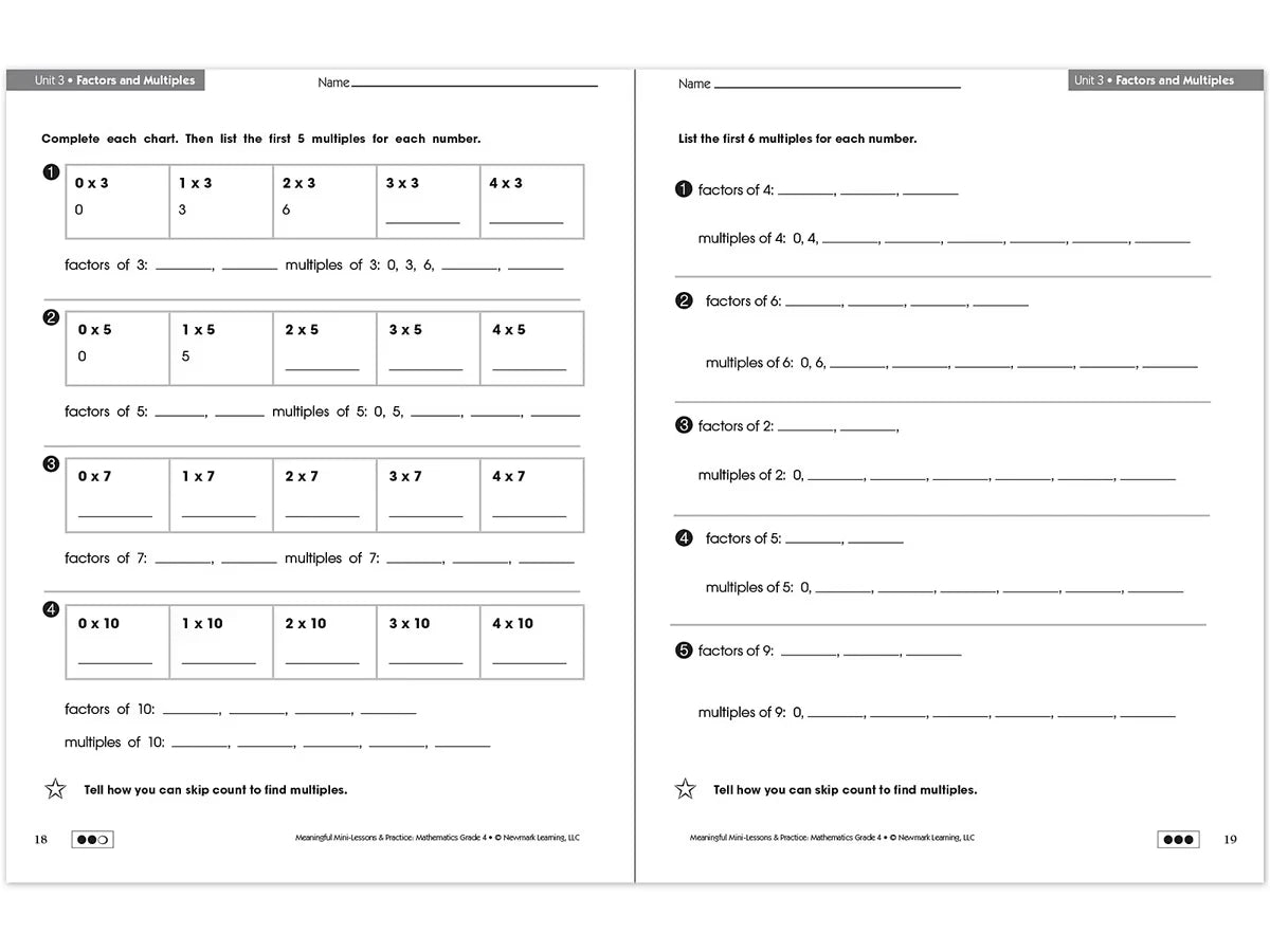 Mathematics Workbook - Gr. 4 - US 3163