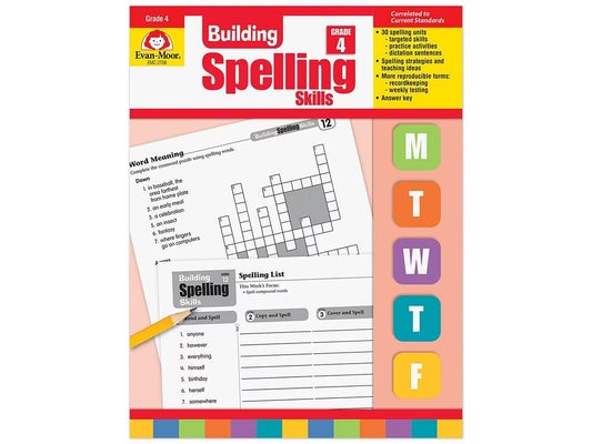 Building Spelling Skills Workbook - Gr. 4 - US 8064