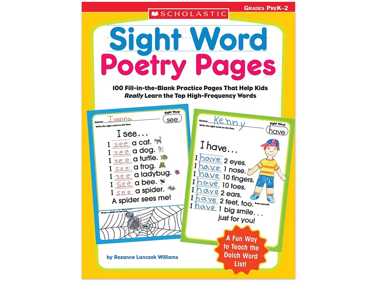 Sight-Word Poetry Workbook - US 7965
