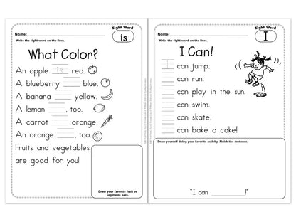 Sight-Word Poetry Workbook - US 7965