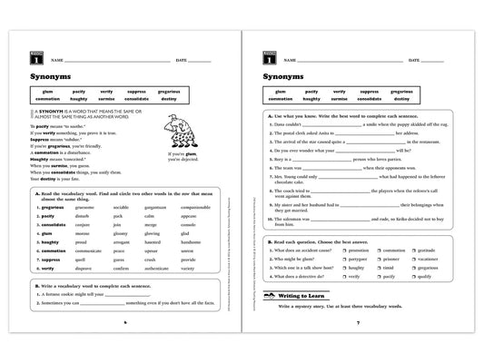240 Words Kids Need to Know Workbook - Gr. 6 - US 7485