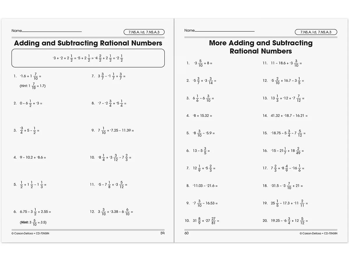 The 100+ Series™ Pre-Algebra Workbook - US 6755