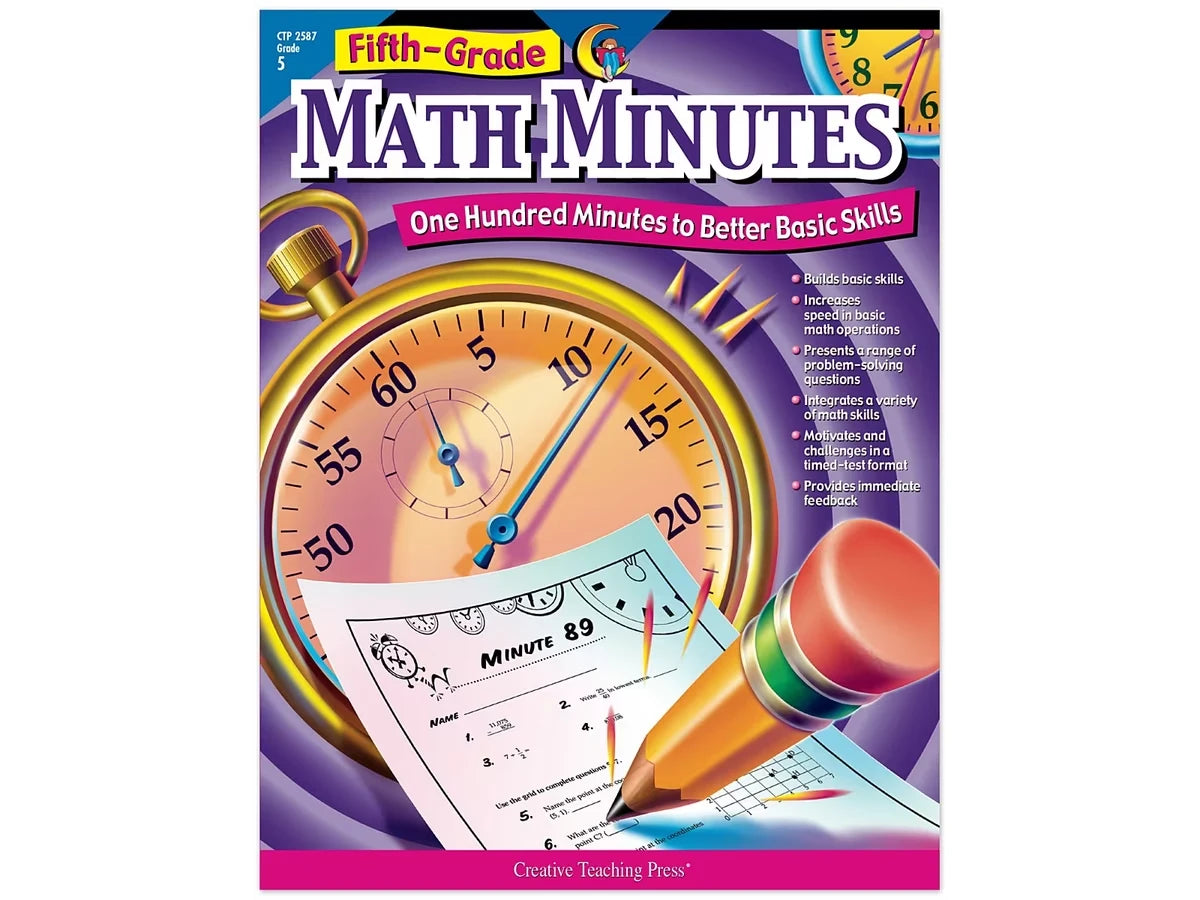 Math Minutes Workbook - Gr. 5 - US 6722
