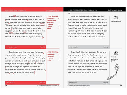 Daily Paragraph Editing Workbook - Gr. 4 - US 4037