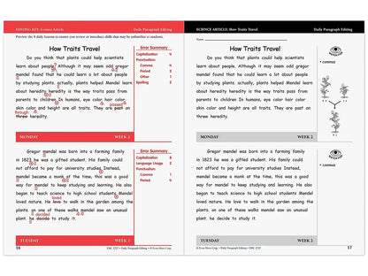 Daily Paragraph Editing Workbook - Gr. 4 - US 4037
