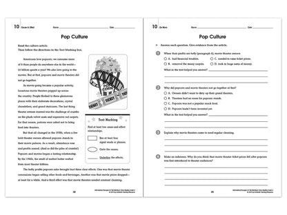 Text Marking & Close Reading Workbook - Gr. 4 - US 5970