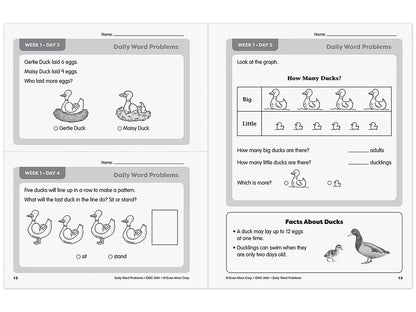 Daily Word Problems Workbook - Gr. 1 - US 8142