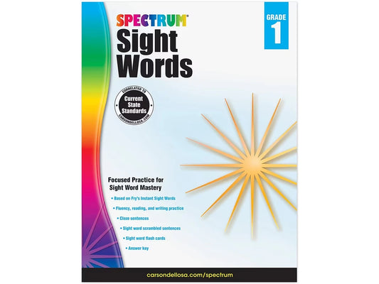Spectrum® Sight-Words Workbook - Gr. 1 - US 9086