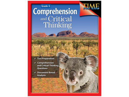 Comprehension and Critical Thinking Workbook - Gr. 6 - US 7598