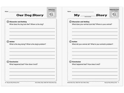 How to Write a Story Workbook - Gr. 1-3 - US 8140
