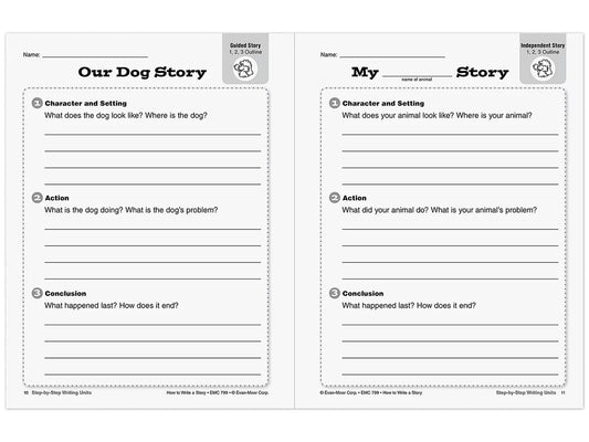How to Write a Story Workbook - Gr. 1-3 - US 8140