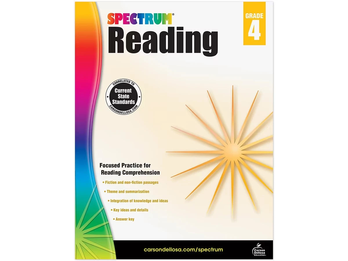 Spectrum® Reading Workbook - Gr. 4 - US 6681