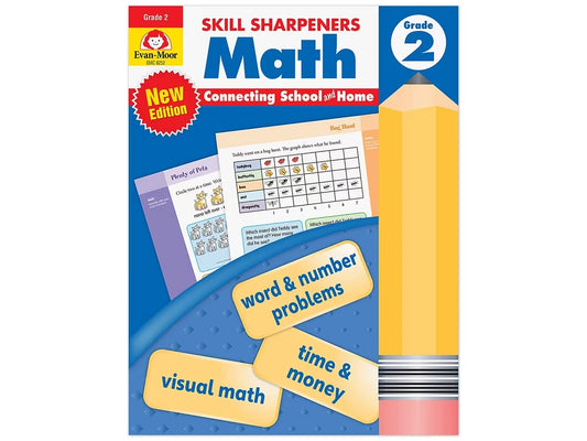 Math Skill Sharpeners Workbook - Gr. 2 - US 3636