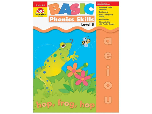 Basic Phonics Skills Workbook - K-Gr. 1 - US 7352
