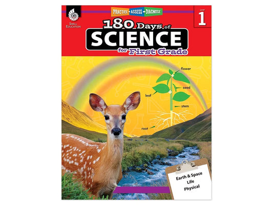 180 Days of Science Workbook - Gr. 1 - US 1019