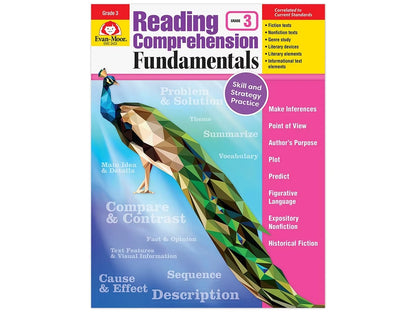 Reading Comprehension Fundamentals Workbook - Gr. 3 - US 7718