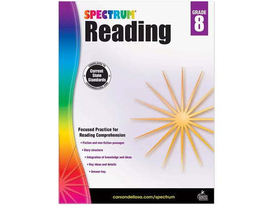 Spectrum® Reading Workbook - Gr. 8 - US 7379