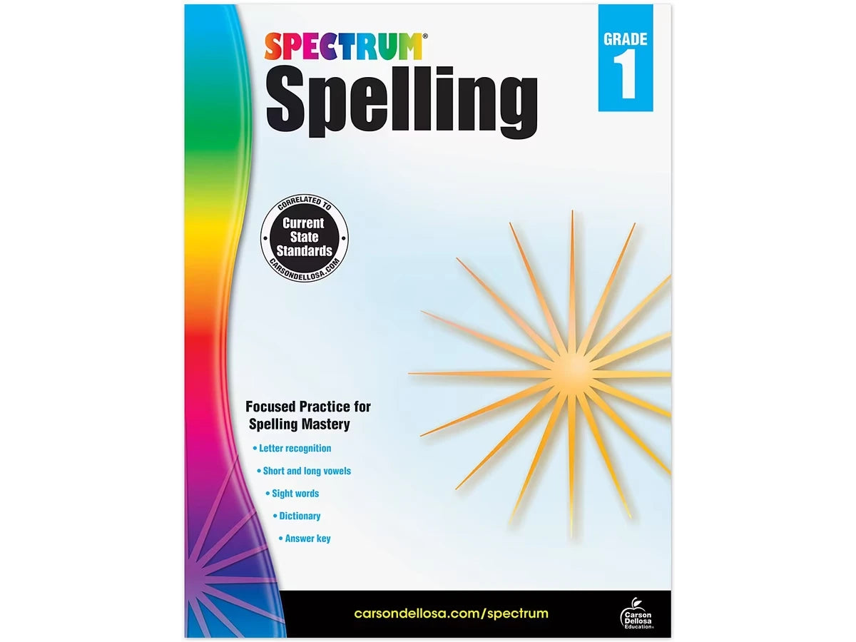 Spectrum® Spelling Workbook - Gr. 1 - US 9575