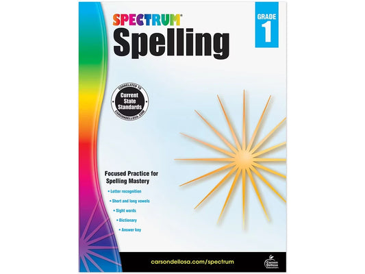 Spectrum® Spelling Workbook - Gr. 1 - US 9575