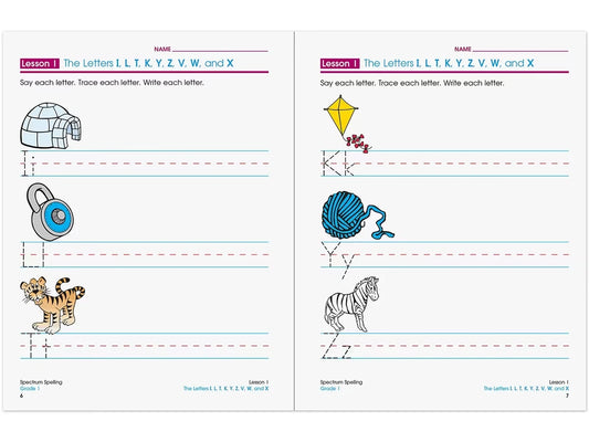 Spectrum® Spelling Workbook - Gr. 1 - US 9575