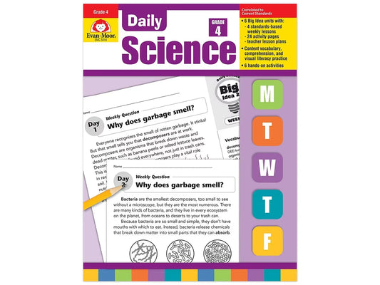 Daily Science Reproducible Activities Workbook - Gr. 4 - US 5350
