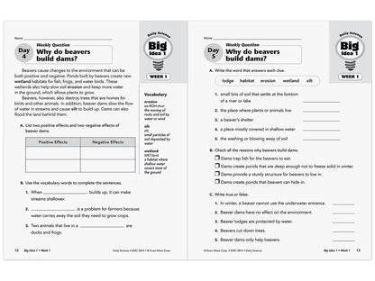 Daily Science Reproducible Activities Workbook - Gr. 4 - US 5350
