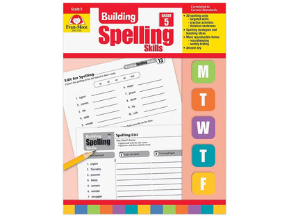 Building Spelling Skills Workbook - Gr. 5 - US 1434