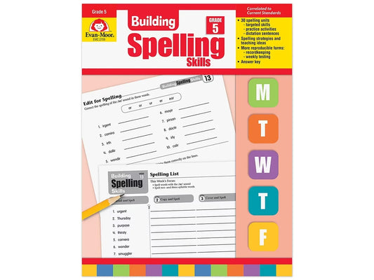 Building Spelling Skills Workbook - Gr. 5 - US 1434